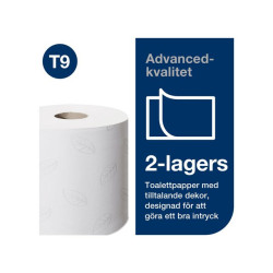 Toalettpapper TORK Adv T9 2-lag 12/fp