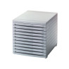 Blankettbox HAN 10 lådor grå