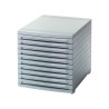 Blankettbox HAN 10 lådor grå