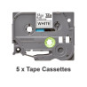 Tape BROTHER TZE231M5 12mm S på V 5/fp