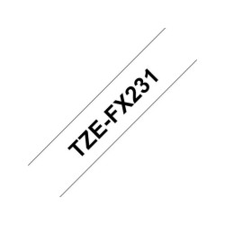 Tape BROTHER TZEFX231 12mm...