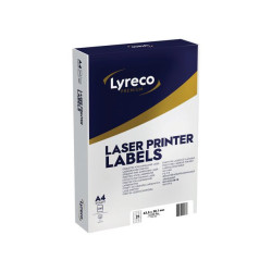 Etikett LYRECO 63,5x38,1mm...