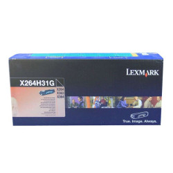 Toner LEXMARK X264H31G 9K svart
