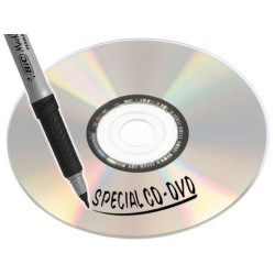Märkpenna BIC Marking CD/DVD svart