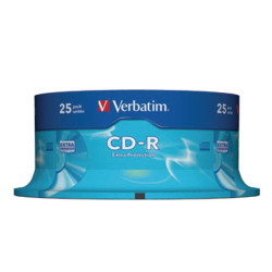 CD-R VERBATIM 700MB 25/fp