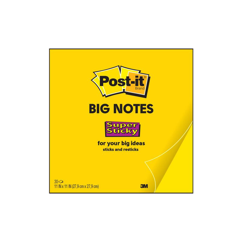 Notes POST-IT SS 279x279mm gul