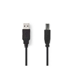 Kabel NEDIS USB 2.0 A-B 1m...