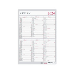 Väggkalender Årsplan - 5030