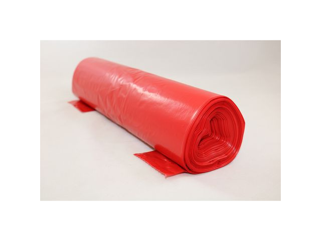 Plastsäck opt R70% 70L 45my röd 25/rl