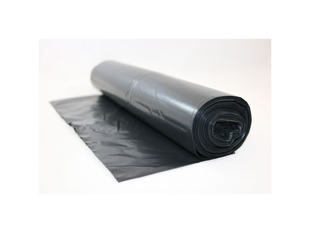 Plastsäck LLD R100% 125L 50my svart25/rl