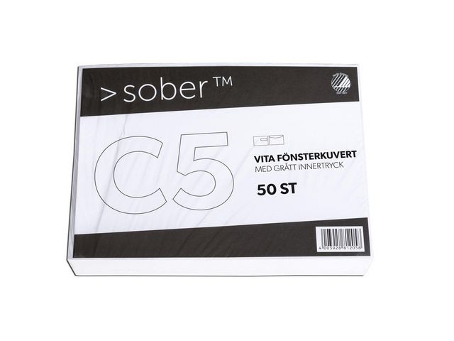Kuvert konsument fp C5H2 FH vit 50/fp
