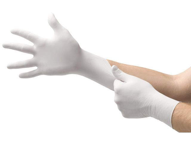 Nitrilhandske 92-205 vit 10 100/fp