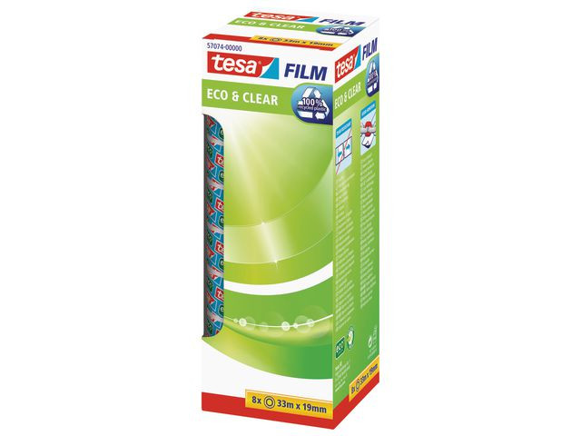 Dokumenttejp TESA Eco 19mmx33m 8/fp