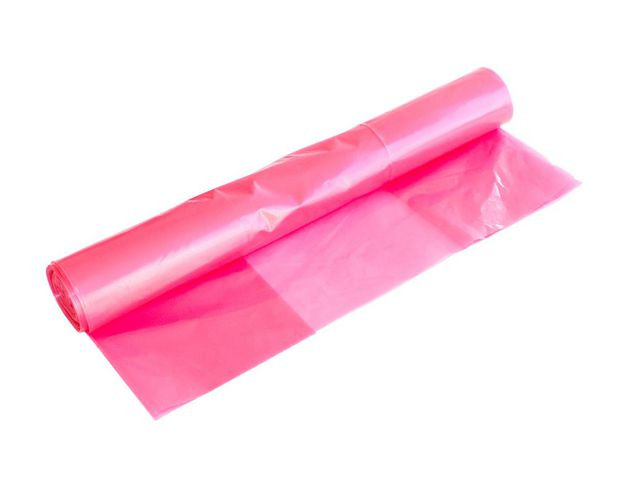 Plastsäck LD ESD 125L 50my rosa 10/rl