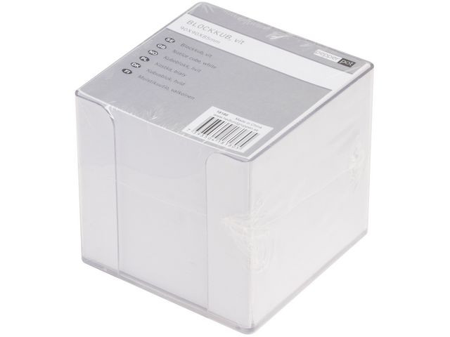 Blockkubhåll Pepperpot 90x90 850ark vit