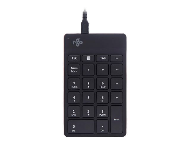 Tangentbord numeriskt R-GO Kabel