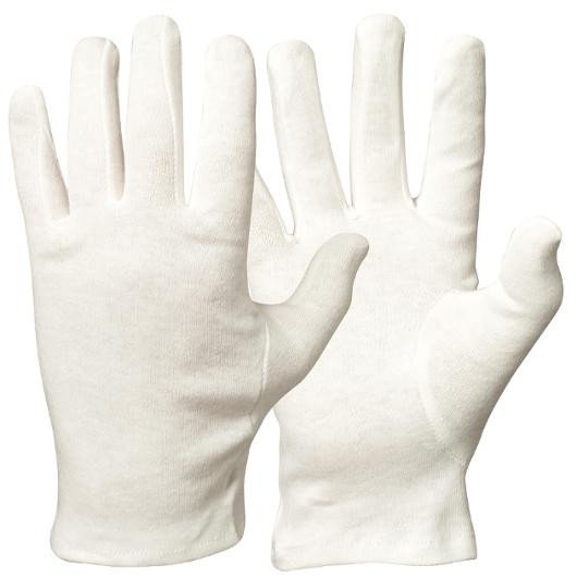 Textilhandske 0450 vit 26cm L 12/fp