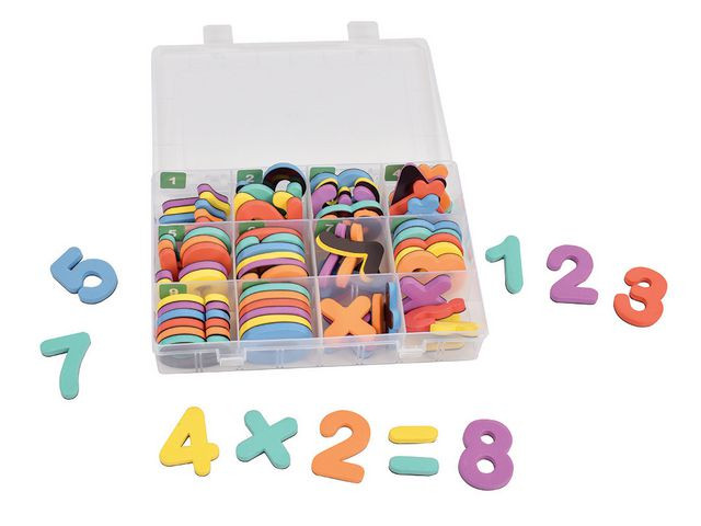 Magnetiska siffror olika färger 72/fp
