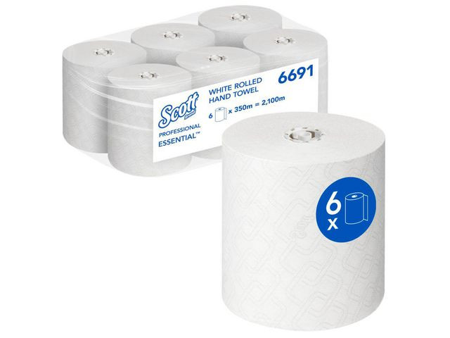 Handduk SCOTT 6691 350m vit