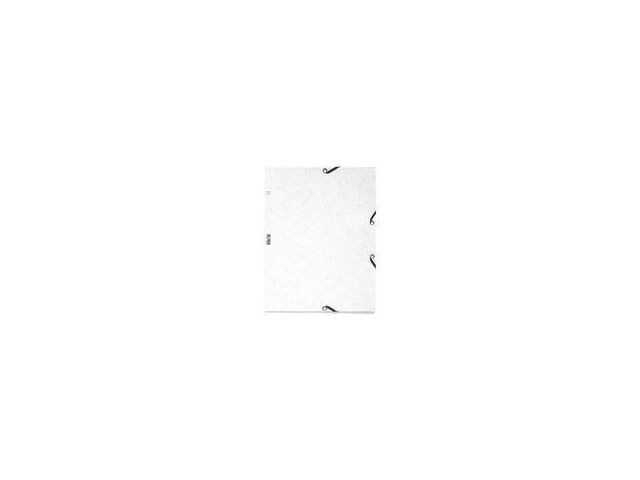 Gummibandsmapp EXACOMPTA 3-klaff A4 vit