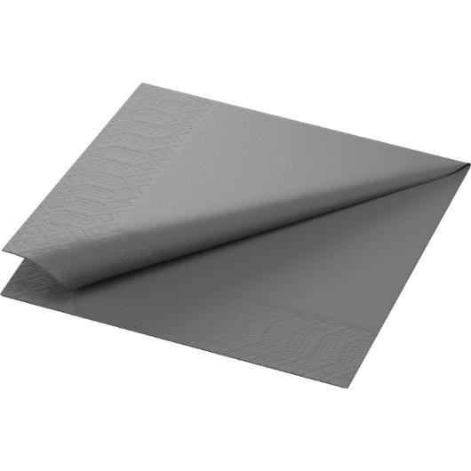 Servett 3-lags 33x33cm granitgrå 125/fp