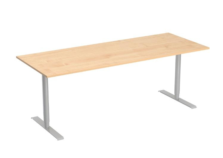 Bord El 160x80cm björklaminat/grå