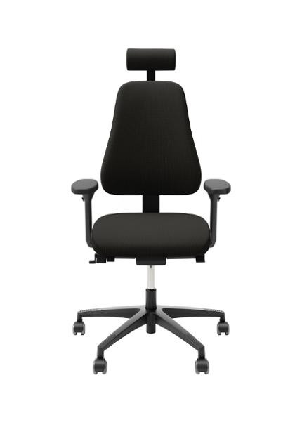 Kontorsstol LD6340 utan svankstöd svart
