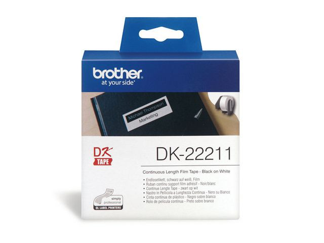 Etikett BROTHER DK22211 29mmx15,24m
