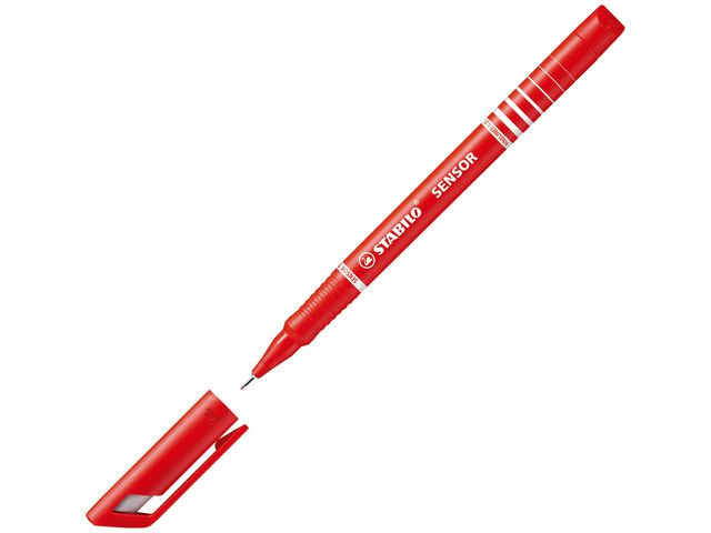 Fineliner STABILO Sensor 0,3mm röd