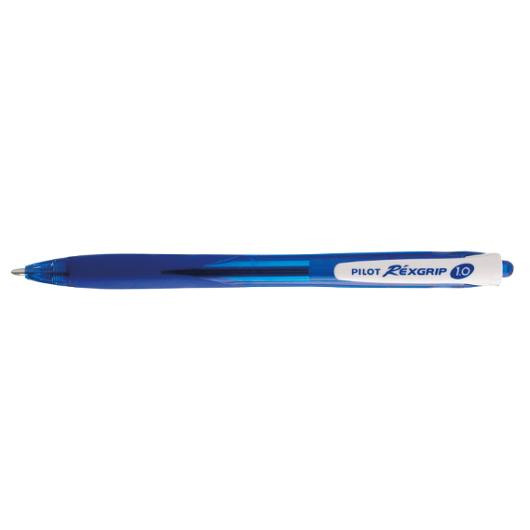Kulpenna PILOT RexGrip medium 1,0 blå