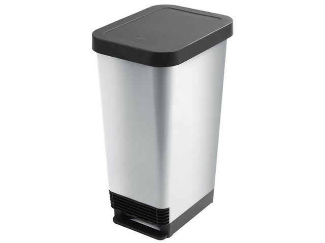 Papperskorg CEP pedal 45L grå