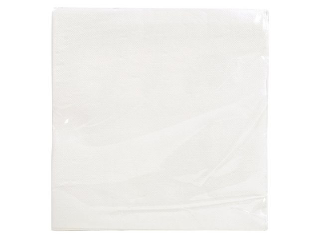 Servett 2-lags EXACO 38x38cm vit 40/fp
