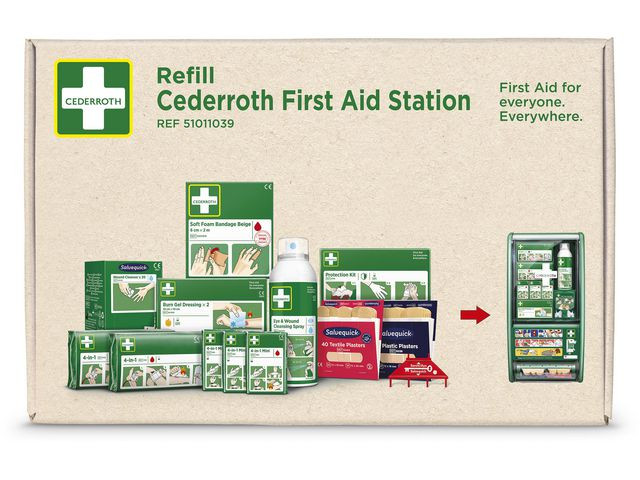 Refill Första Hjälpen-station CEDERROTH