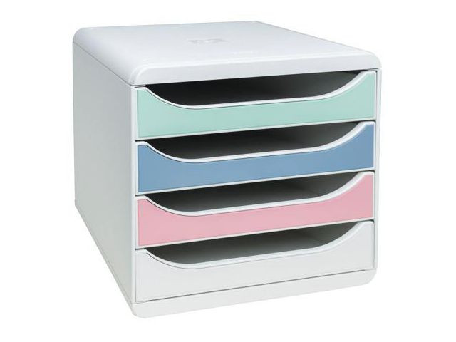 Blankettbox Bigbox Autentik 4låd. pastel