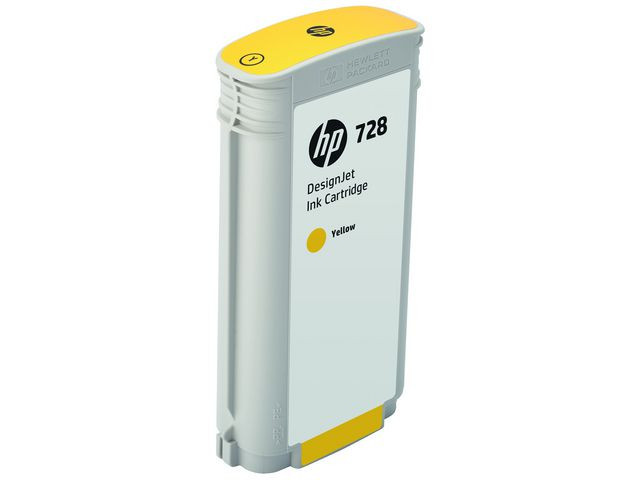 Bläckpatron HP F9J65A 728 gul