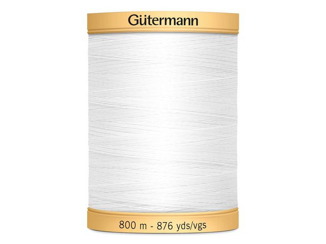 Sytråd Gütermann bomull 800m vit