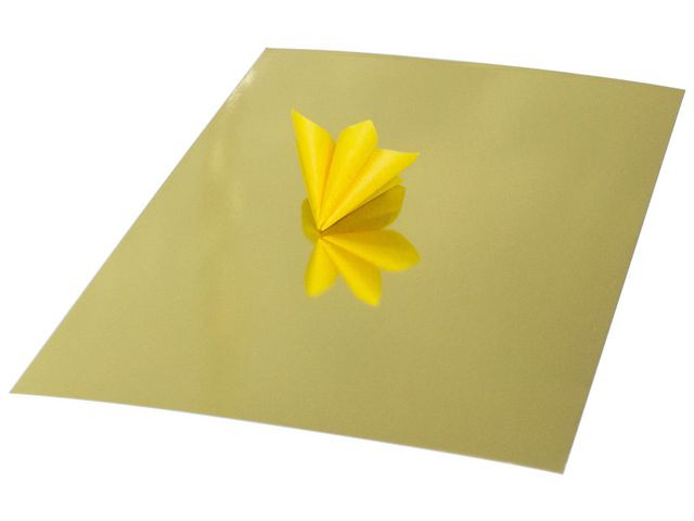 Spegelkartong 25x35cm 280g guld 20/fp