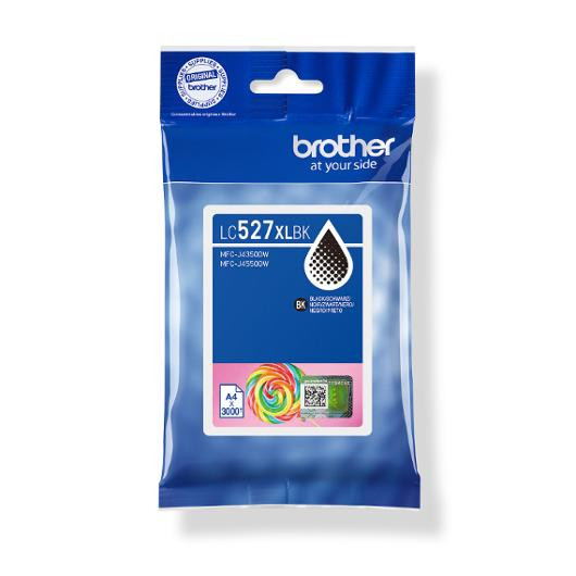 Bläckpatron BROTHER LC527XLBK 3K svart