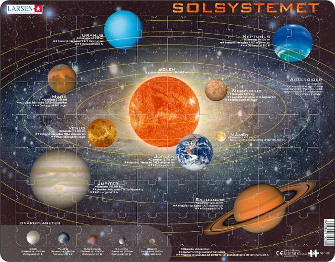 Pussel Solsystemet 70 bitar