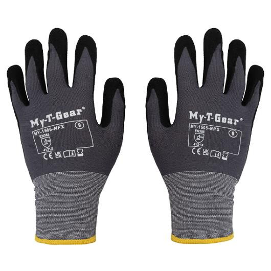 Montagehandske MY-T-GEAR nitril grå 9