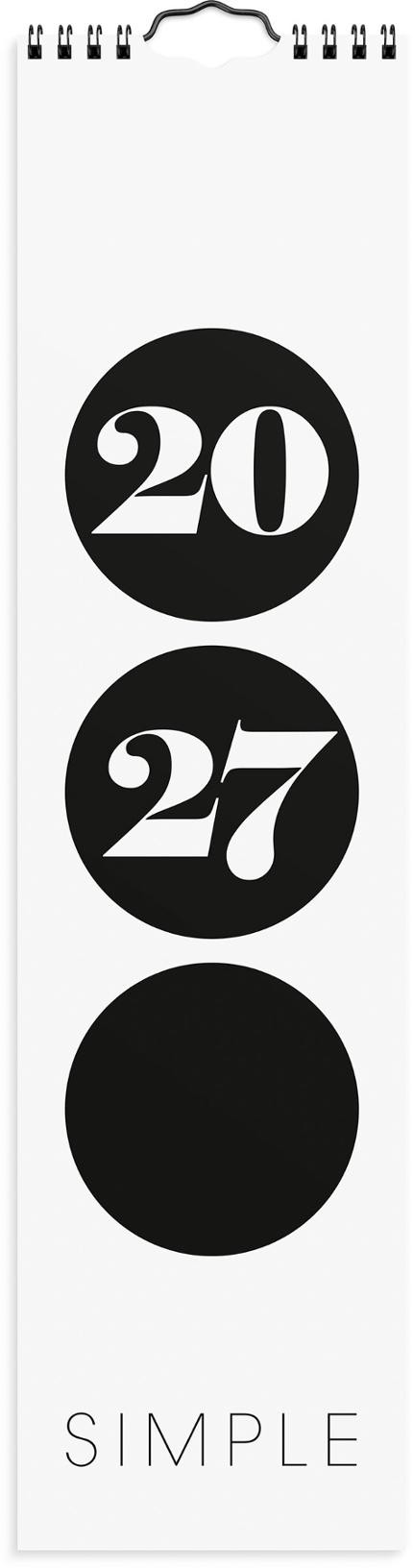 Väggkalender Simple 2027