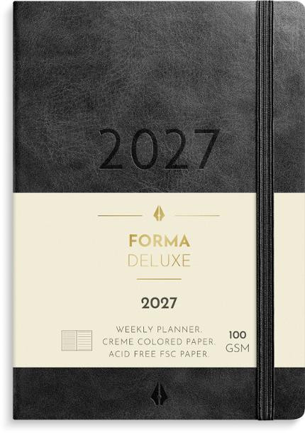 Liten Veckokal Forma Deluxe 2027 svart
