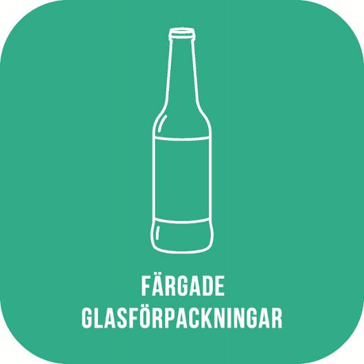 Dekal NORDEX färgad glasförpackning