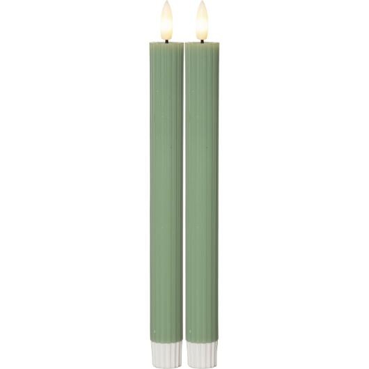 Antikljus STAR T LED 25cm grön 2/fp