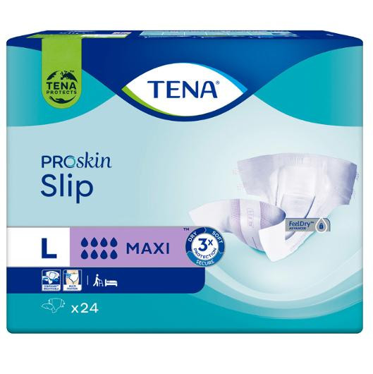 Inkoskydd TENA Slip Maxi L 24/fp