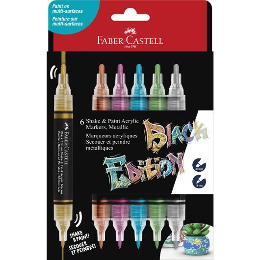 Fiberpenna shake&Paint metallic 6/fp