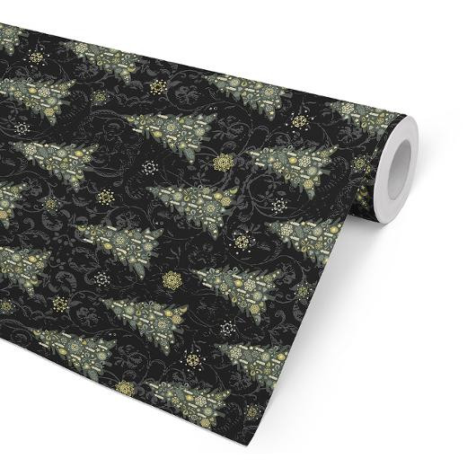 Julpapper Gold tree 57cmx154m