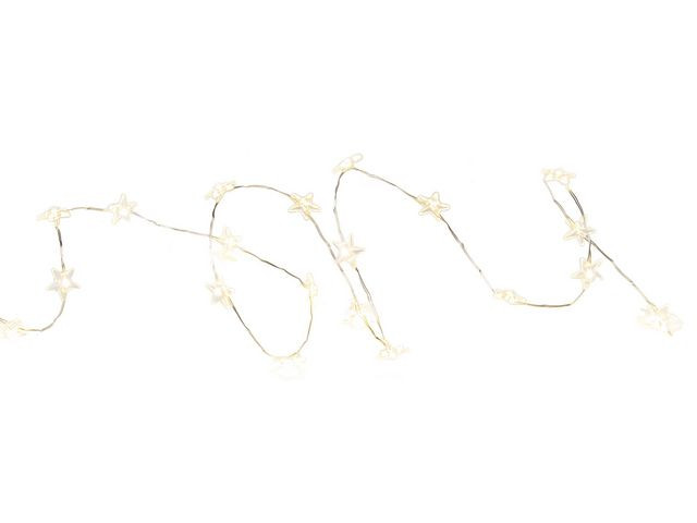 Ljusslinga 20 stjärnor LED 1,3m