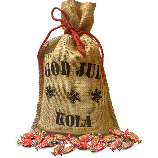 Godis Julsäck Kolamix jute 800g