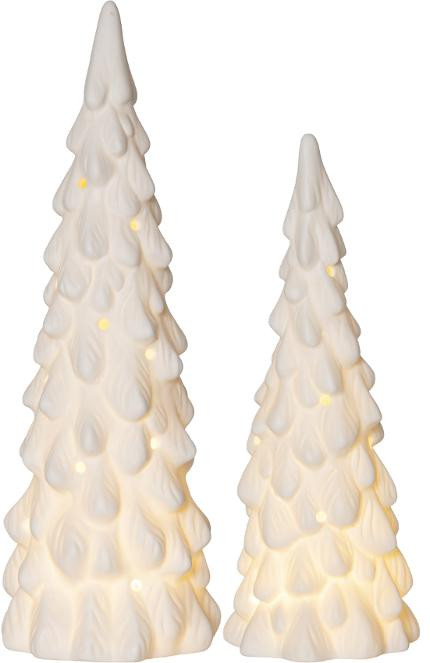Dekoration Gran LED 17+26cm 2/fp
